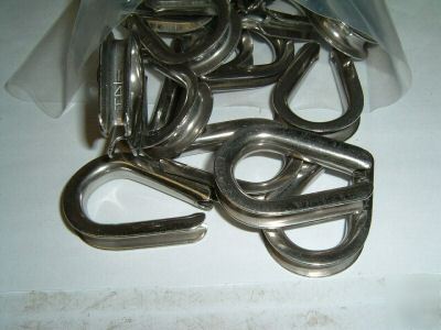 Wire cable thimbles 1/4