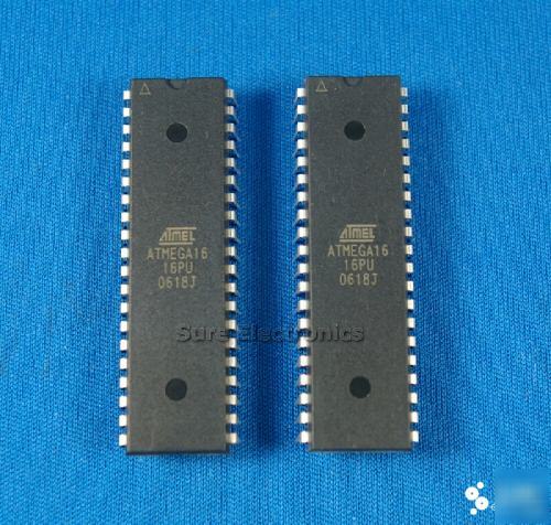 2PCS atmel ATMEGA16-16PU avr 8-bit microcontroller chip