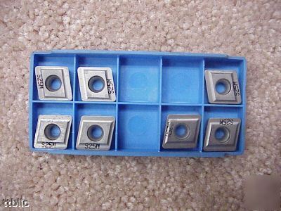 7PC ccmx 120412T-77 grade S25M inserts carboloy-seco