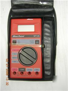 Blue point # MT145 multimeter w/ carrying case