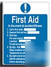 First aid, event/accidents -a.vinyl-300X400(ma-008-am)