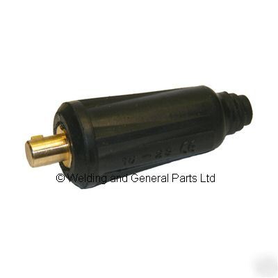 Male welding cable plug small type 10 - 25 mm