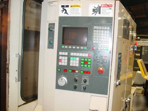 Mitsubishi model m-H5A cnc horizontal machining center
