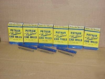 Putnam hs 2 fl minature ball end mills 3/32, 1/8 5/32