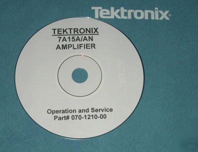 Tektronix 7A15A 7A15AN service manual