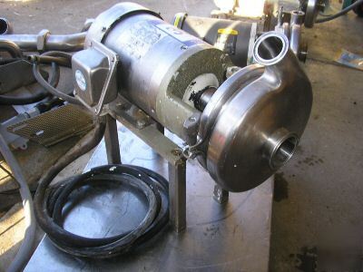 Tri-clover ss centrifugal pump C216MD56T-s 1 hp