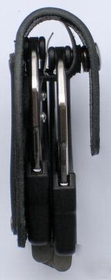 Fbipal e-z grab asp open handcuff case model V1 (bw)