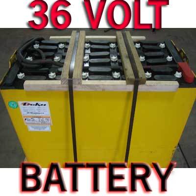 36 volt deka forklift battery 18-D125-17 173F fork lift