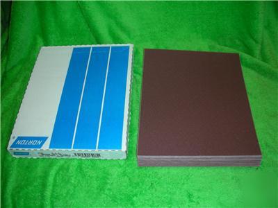 50 norton 9X11 abrasive sheet 240 grit a/o cloth sheets