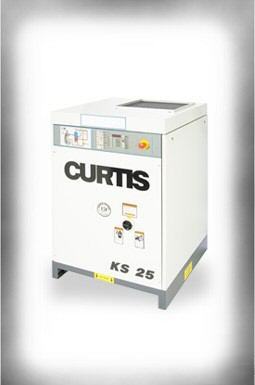 Curtis 30 hp rotary screw air compressor w/ enclosure