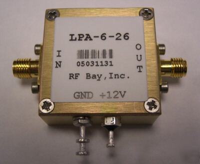 New 100-6000MHZ high gain amplifier, lpa-6-26, , sma