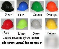 New 12 hard hats orange hardhat case lot safety erb usa