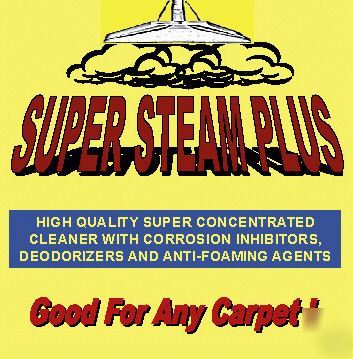 Super steam plus - high quality carpet cleaner - gallon
