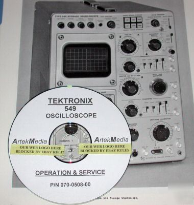 Tek 549 scope instruction manual (operating & service)