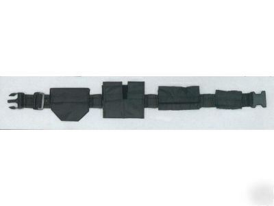 New nylon duty belt with accessories and belt keepers 