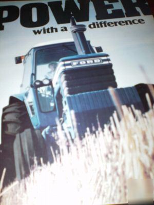 Ford tractors original sales literature, 1978