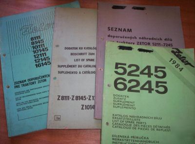 4 x zetor tractor recommended parts listings