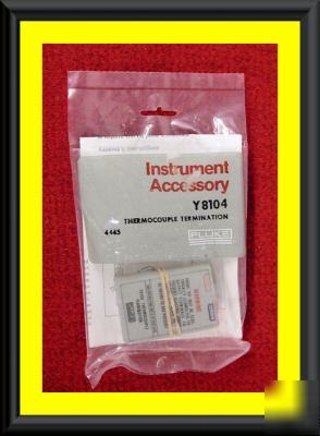 New fluke Y8104 thermocouple termination in the box