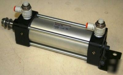 Smc NCDA1L200-0400 tie rod air cylinder working 