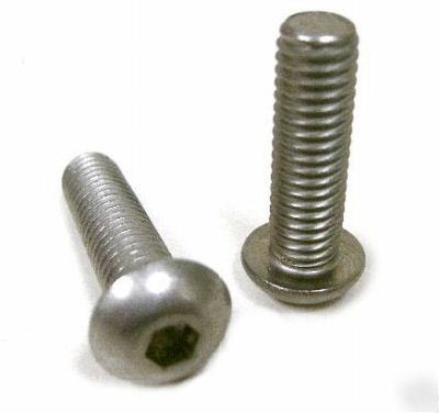 Stainless steel allen button head bolt 8-32 x 1/2