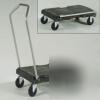 New commercial rubbermaid triple trolley utility cart