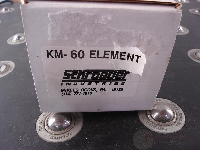 New schroeder km-60 element filter ~ in box
