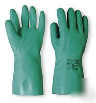 Ansell edmont 37-175 sol-vex gloves,size 7-7-1/2,1 doz