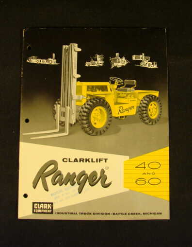 Clark clarklift ranger 40-60 fork lift truck brochure
