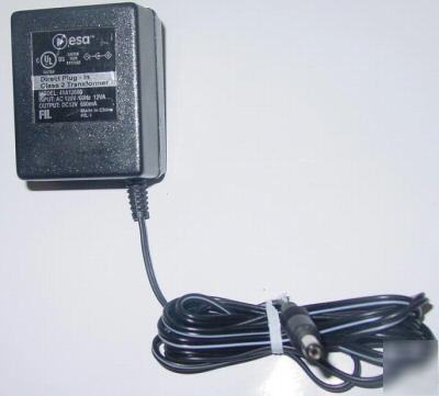 Esa 41A12600 ac adapter direct plug in transformer 12V 