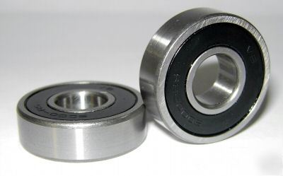 New (10) 6000-2RS ball bearings, 10X26X8 mm, lot