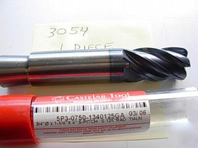 3/4 5F 0.125 rad variable pitch carbide end mill 3054 