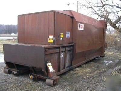 30 cubic yard self contained garbage trash compactor