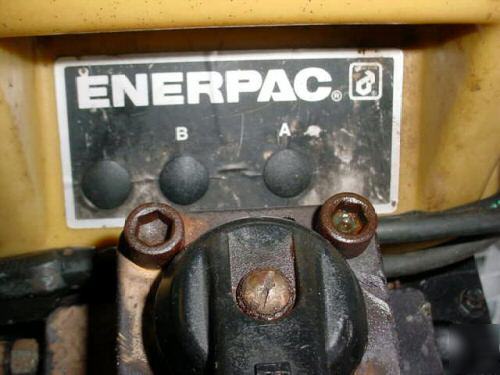 Enerpac hydraulic pump 10,000 psi, 115 v,2 speed motor