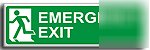 Emer. exit-rm left sign-s.rigid-450X150MM(sa-063-rq)