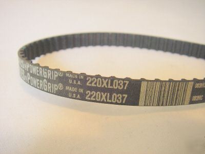 New 220XL037, gates powergrip timing belt / drive belt, 