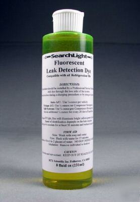Searchlight fluorescent leak detection dye - 8OZ