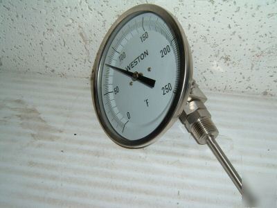Weston thermometer 0-250 face 5