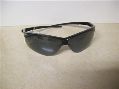 New nemesis safety sunglasses w\ cord smoke mirror 