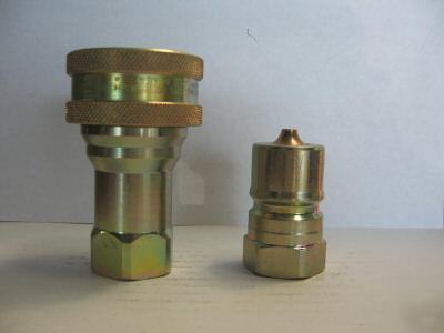 Quick coupler iso-b poppet style 3/4