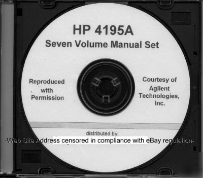 Agilent hp 4195A user guide manual - y pay $10?