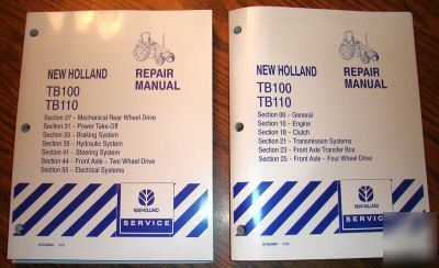 New holland TB100 & TB110 tractor repair manual nh