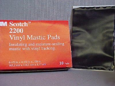 3M scotch 2200 vinyl mastic pads - 6 1/2