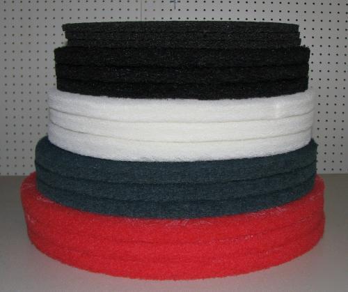 Lot of 15 assorted floor cleaning stripping pads