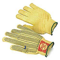 Wise kevlar aramid fiber work shop gloves gripping dots