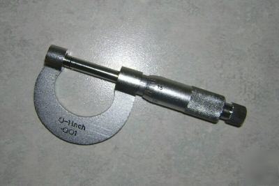 New micrometer - - measures in inches - screw gauge