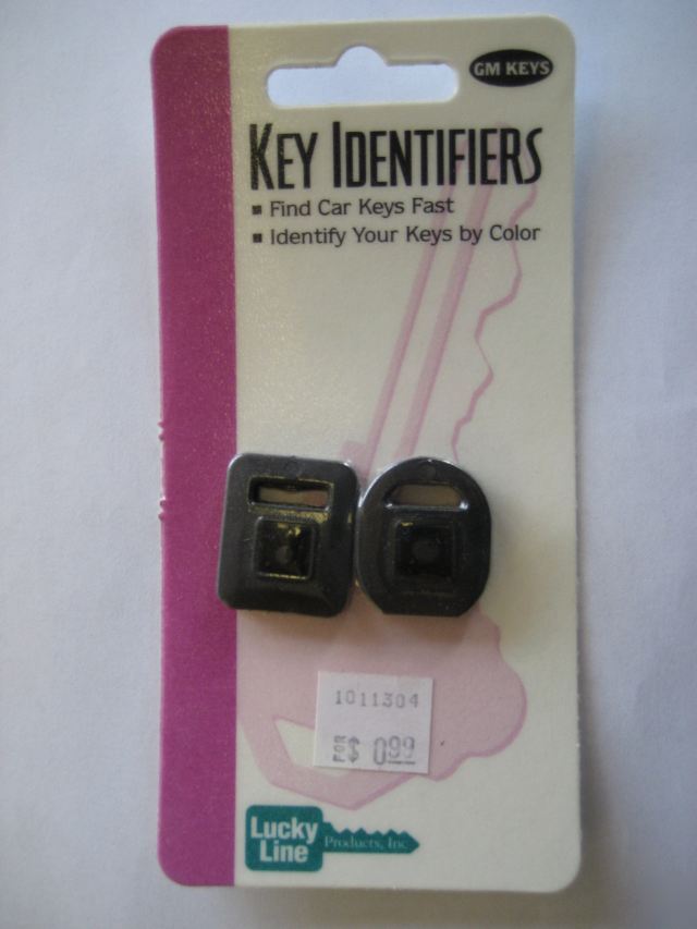 Gm car key rubber identifiers-lcy 17302