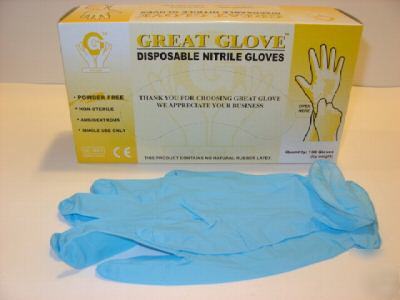 2,000 nitrile gloves,no latex, powder free-pick ur size