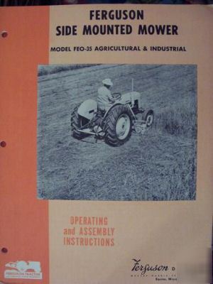 Ferguson feo-35 sickle mower operator manual - original