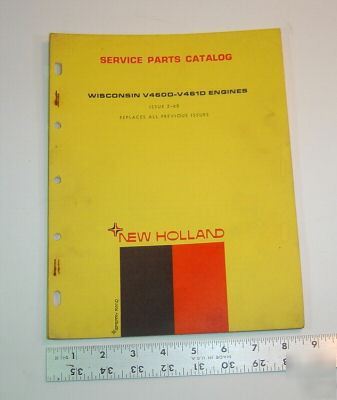 New holland parts book - wisconsin engine V460D/V461D