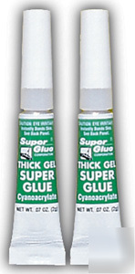 Thick gel ;super glue (double pk)